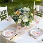 30pcs Artificial Flower Box Set Silk Foam Diy Wedding Bouquet Centerpiece Decor