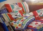 Vintage 1998 Looney Tunes Bugs Bunny 3 Pc Twin Sheet Set New In Pkg Made Usa