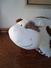Chocolate Milkshake Cow Brown Spotted Pillow Pets Plush Stuffed Animal 18  