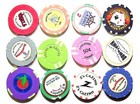 Lot Of 12 Casino Chip Lot Poker Chips Las Vegas Palace Station Fiesta Cascades