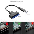 Sata To Usb 3 0 Cable 2-in-1 Usb-c a Adapter For 2 5  Ssd Hdd High Speed