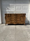 Vintage French Provincial Buffet Sideboard Credenza Server Cabinet Storage