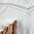 Rock 47 Shirt Mens Large White Wrangler Western Button Snap