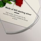 Sterling Silver 925 Chain Pendant Necklace Minimalist Delicate Casual Chic  