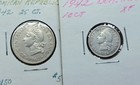 Rare Dominican Republic Silver          1942 10 Centavos And 1942 25 Centavos - 900