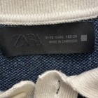 Zara New York Stripped Sweater Size 11-12years Navy And Baby Blue