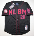 Bnwt Nlbm Negro League Baseball Museum Team Patches Button Up Jersey New Mens M
