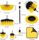 10pcs Drill Brush Attachment Set power Cleaning Scrub Brush Kit With Extend Long