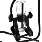 360   Rotating Gravity Bong Dual Glass Chamber  Water Hookah Pipe 14mm   5 Colors