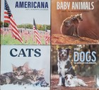  mini Small Wall Calendar 2027 choice  Dog Cat American Psalms Tropical Animal  