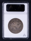1859-o Seated Liberty Half Dollar 50c Anacs Ef40 Soapbox Holder Bb546