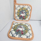 Vintage Goose Potholder Set 2 Cottagecore Country Kitchen