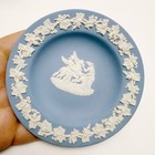 Vintage Wedgwood England Blue Jasperware Muses Watering Pegasus Trinket Dish