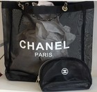 Chanel Beauty Mesh Vip Tote W  Gold Hardware