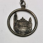 Scravenhage The Hague Keychain  In The Netherlands Silver Souvenir Vintage