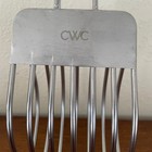 Cwc Stainless Steel Heavyweight Nwot Tongs For Slicing Bread Or Meat Kitchen