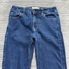 Abercrombie   Fitch Kids Jeans Size 11 12 Long Youth Straight Blue Denim