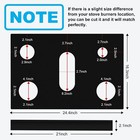 Stove Cover  Stove Top Protectors For Samsung Gas Range  0 4 Mm Thick Reusable