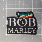 Bob Marley Patch Reggae Rastafari Jamaica Music Embroidered Iron On 2 75x3 5 