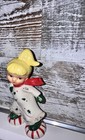 Extremely Rare   Vintage Christmas Napco     Peppermint Girl Japan                
