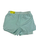 All In Motion Girls  Active Light 2-in-1 Run Shorts Light Teal L 10 12 Mid Rise