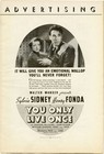 Fritz Lang You Only Live Once Original Pressbook For The 1937 Film  135914