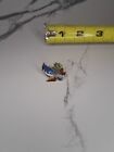 Blue Jay Tie Tack Lapel Pin Sitting In Pine Tree 