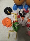 Lot Of 3 1985 Mr Potato Heads With Parts  See Pics
