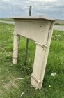 Antique Fireplace Mantel Surround  48 5x45 5  Architectural Salvage  Rustic A141