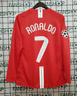 Manchester United 2008 Ucl Final Long Sleeve Home Jersey - Cristiano Ronaldo  7