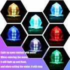 10 20x Fishing Flash Light Led Deep Drop Underwater Strobe Bait Lure Lamp Lights