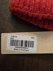 Bobo Choses Kids  Wool Blend Beanie With Pom- Red- One Size- New With Tags 