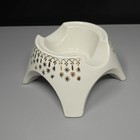 Hall China Flare-ware  base Only  Chafing Dish Replacement Part Ceramic Atomic