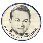 George Wallace 1968 Stand Up For America Button Vintage Political Flasher Pin