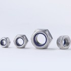 Fine Pitch Nylon Insert Lock Nuts Nylock A2 Stainless Steel M8 M10 M12 M14 - M20