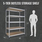 Workpro 5-tier Storage Shelving Unit Adjustable Storage 2750 Lbs Load Heavy Duty