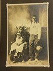 Antique Native American Indian Photograph Of American Family  1880 s