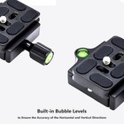 Quick Release Plate Clamp Mount Adapter Set W  Arca-swiss For Dslr Camera Tripod