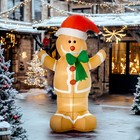 6ft Christmas Inflatable Gingerbread Man Led Lighted Outdoor Yard Us Stock