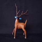 Gorgeous Oaxacan Wood Carving Deer Alebrije  Mexican Folk Art 
