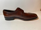 Nos Freeman Free Flex Brown Leather Wingtip Dress Shoes Lace Oxfords Men