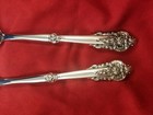 Grande Baroque By Wallace Sterling Silver Handle Custom Made Salad Set Servers