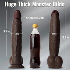 12 Inch Huge Thick Big Black Dildo - Giant Realistic Bbc Dildo For Men Women Gay