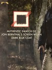 The Walking Dead Jon Bernthal Shane Walsh Screen Used Swatch 5x7 Display Coa