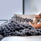 Giant Chunky Yarn For Hand Knitting Blanket arm Knitting Jumbo Thick Chunky Yarn
