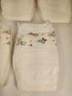Vintage Plastic Diapers Ultra Pampers Plus Disney Lot Of 5  size Small  Rare Htf