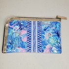 Lilly Pulitzer Pencil Pouch Tech Case Agenda Pack Travel - Salt Water Pattern