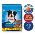 Dry Dog Food W  Beef Chicken Flavor 45lb Bag Complete Nutrition Antioxidant Rich
