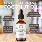 Organic Fractionated Coconut Oil   100  Pure  Cold-pressed   Usda Certified Orga