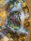 Beautiful Vintage Chinese Porcelain Plate Rose Mandarin Excellent Condition